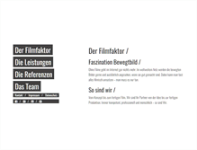 Tablet Screenshot of filmfaktor.com